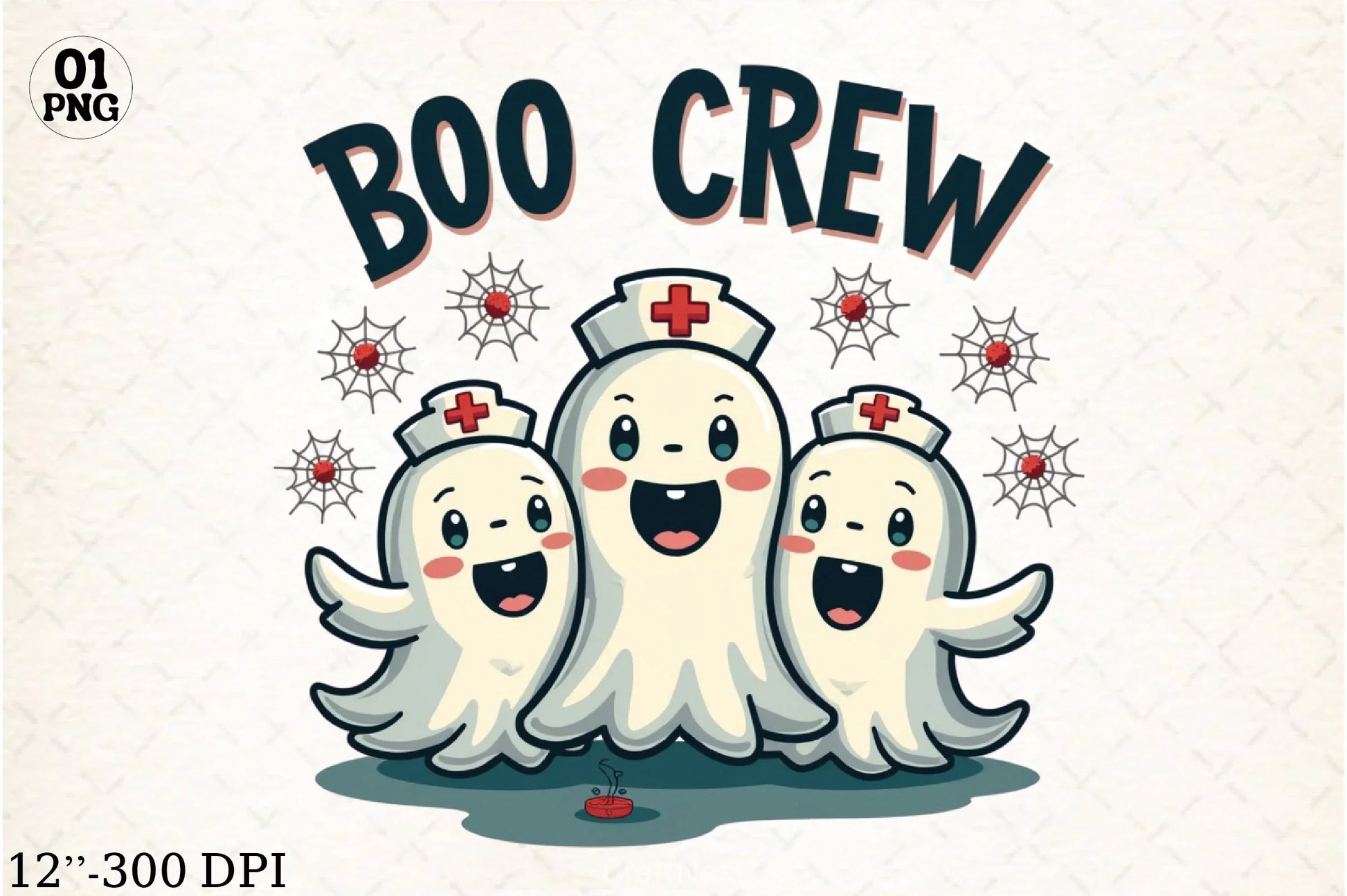 Boo Crew Clipart Bundle - CraftNest - Digital Crafting and Art