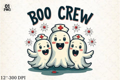 Boo Crew Clipart Bundle - CraftNest - Digital Crafting and Art