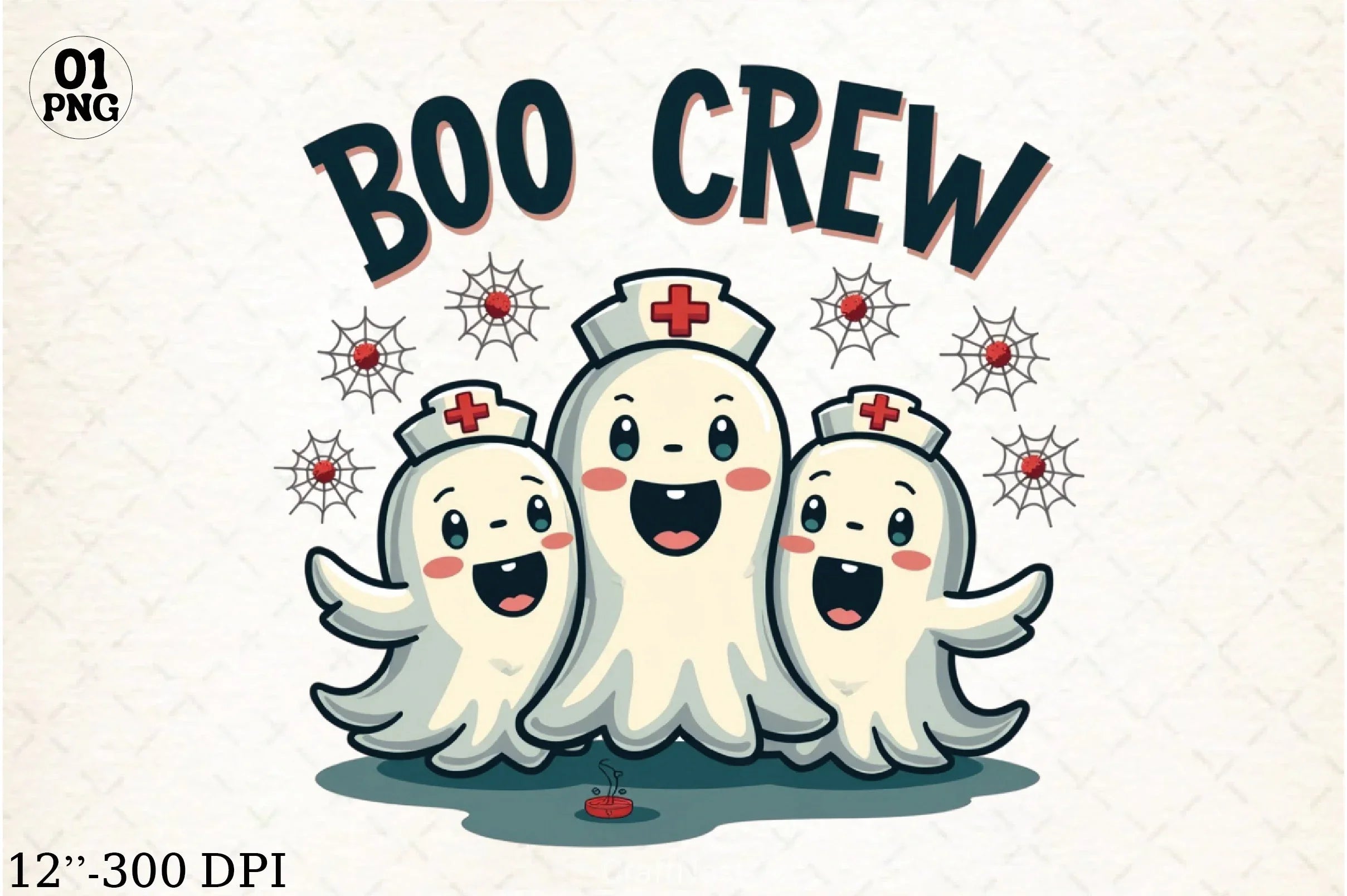 Boo Crew Clipart Bundle - CraftNest - Digital Crafting and Art