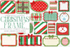 Coquette Christmas Frame Border Clipart Bundle