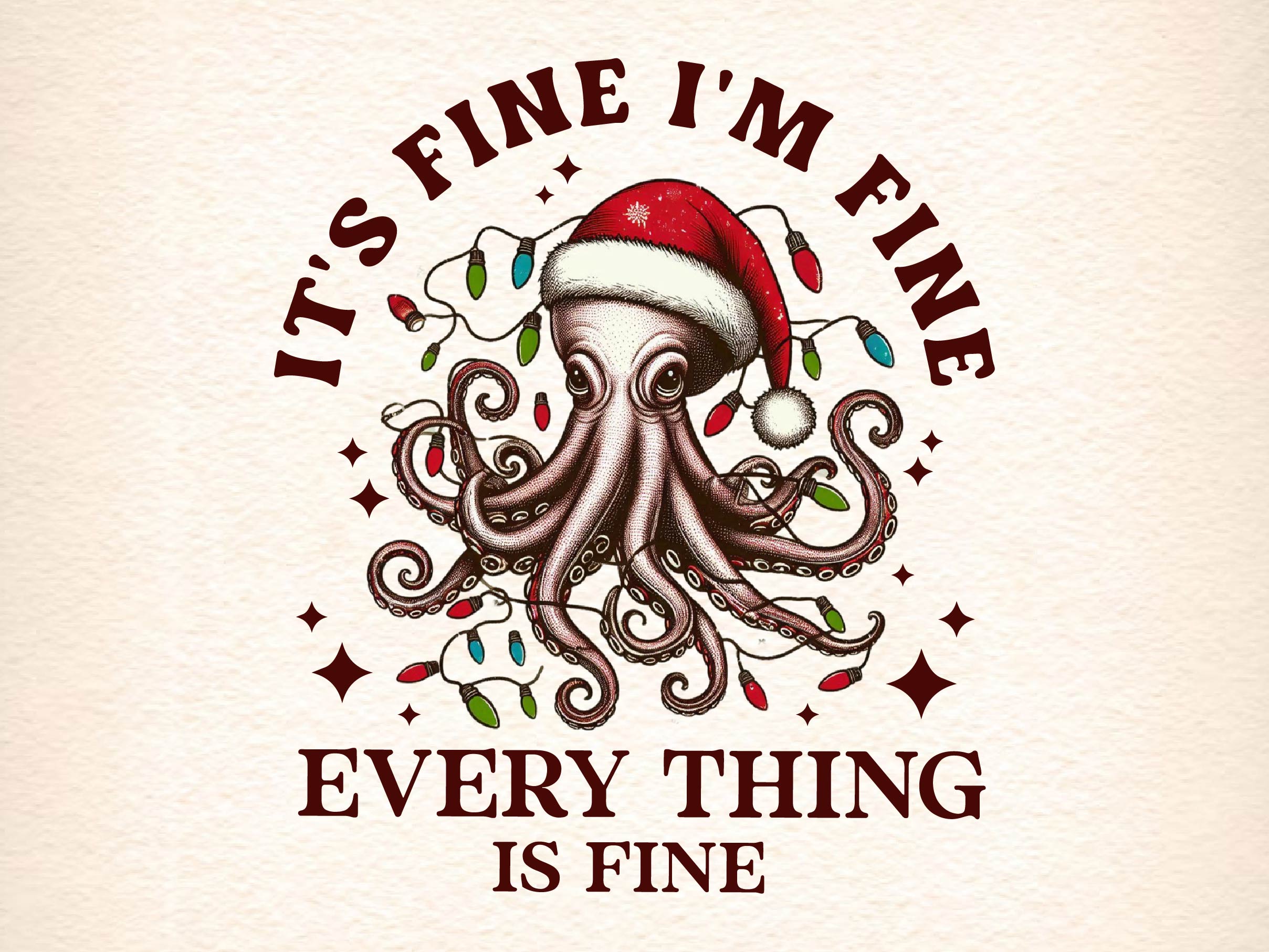 It'S Fine I'M Fine Every Thing Is Fine Clipart Bundle