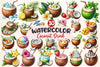 Coconut Drink Clipart Bundle