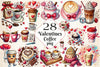 Valentine Day Coffee Clipart Bundle 3