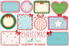 Christmas Coquette Frame Clipart Bundle