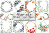 Floral Frames Clipart Bundle