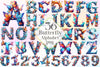 Butterfly Alphabet Clipart Bundle 2