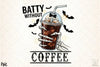 Batty Without Coffee Halloween Clipart Bundle