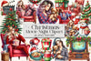 Christmas Movie Night Clipart Bundle