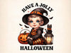 Have A Jolly Halloween Vintage Halloween Clipart Bundle