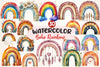 Boho Rainbow Clipart Bundle 2