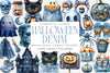 Denim Halloween Clipart Bundle Set
