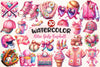 Retro Girly Baseball Clipart Bundle 2