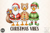 Christmas Vibes Goose Clipart Bundle