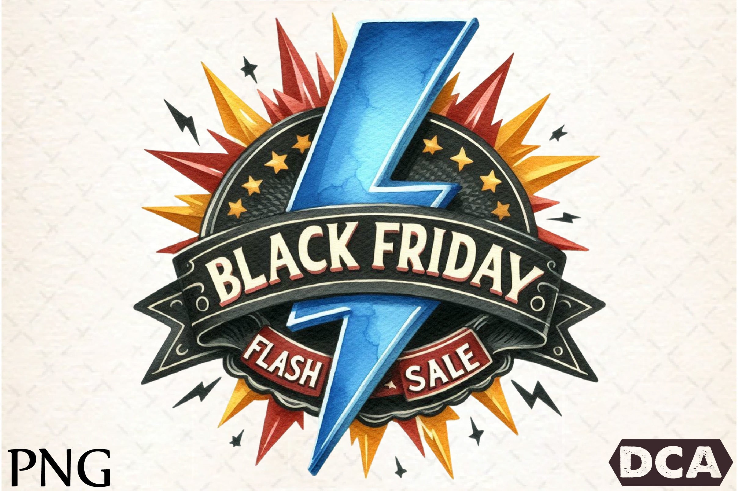 Black Friday Flash Sale Clipart Bundle