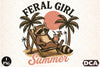 Feral Girl Summer Clipart Bundle