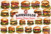 Summer Classic Burger Clipart Bundle