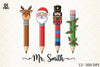 Christmas Pencils Teacher Clipart Bundle