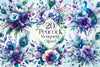 Peacock Bouquets Clipart Bundle