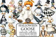 Halloween Goose Clipart Bundle 2 - CraftNest - Digital Crafting and Art