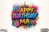 Happy Birthday Ma Clipart Bundle