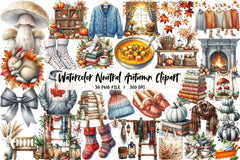 Neutral Autumn Clipart Bundle - CraftNest - Digital Crafting and Art
