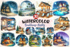 Beachhouse Nights Clipart Bundle