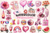 Pink Groovy Summer Clipart Bundle