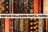 Vintage Halloween Digital Papers
