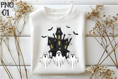 Vintage Halloween Ghost Clipart Bundle - CraftNest - Digital Crafting and Art