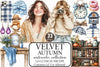 Velvet Autumn Clipart Bundle