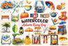 Autumn Rainy Day Clipart Bundle 2