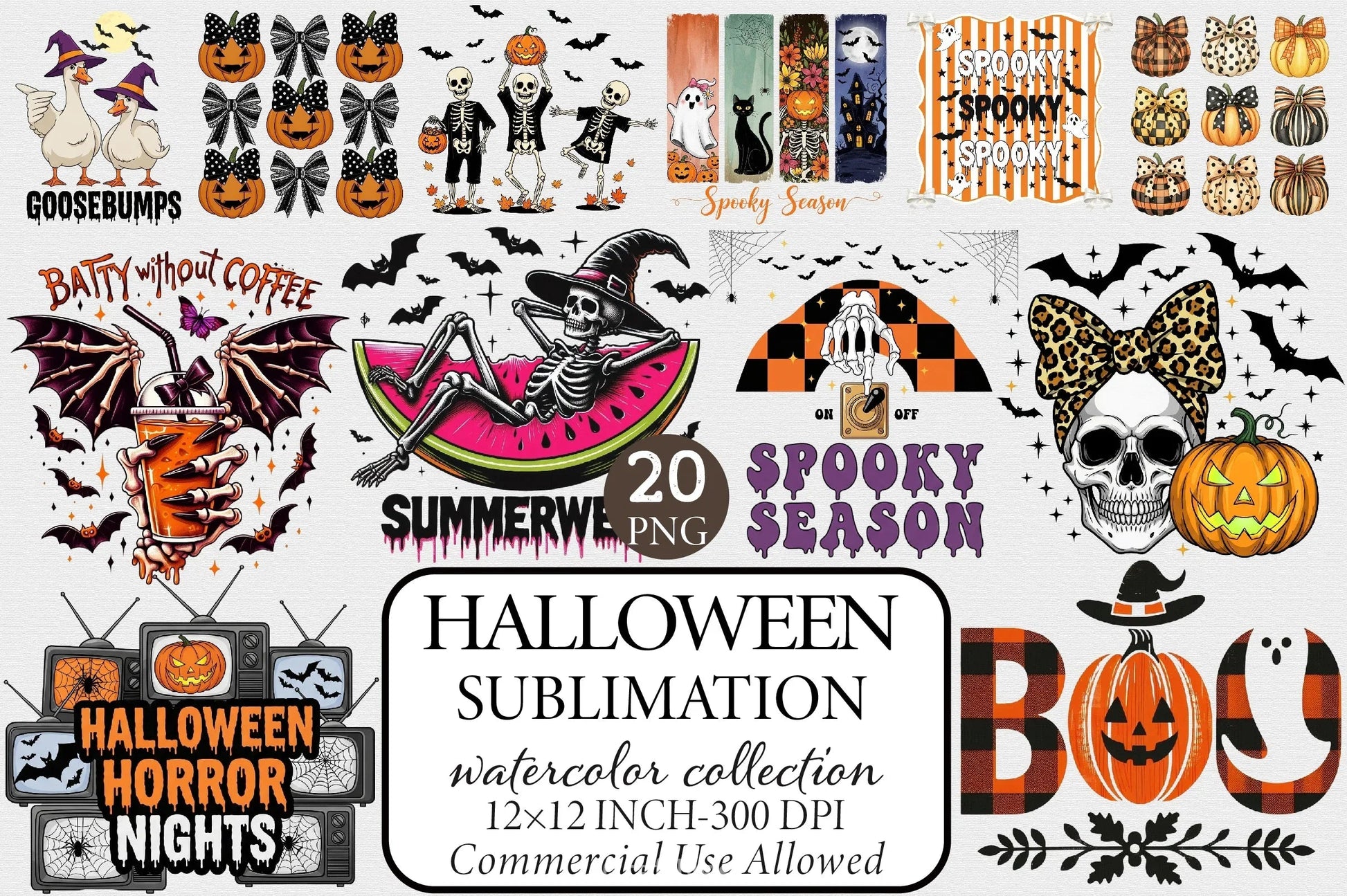 Halloween Designs Clipart Bundle - CraftNest - Digital Crafting and Art