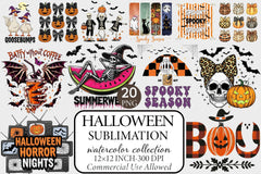 Halloween Designs Clipart Bundle - CraftNest - Digital Crafting and Art