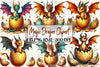 Magic Dragon Clipart Bundle