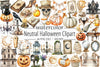 Neutral Halloween Clipart Bundle
