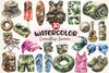 Camouflage Summer Clipart Bundle