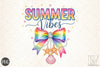 Retro Summer Vibes Coquette Clipart Bundle