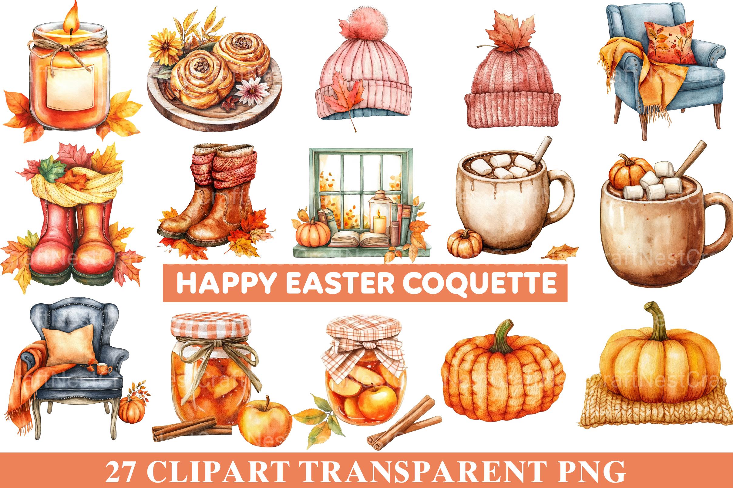 Cozy Autumn Clipart 1
