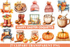 Cozy Autumn Clipart 1