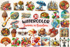 Summer In Barcelona Clipart Bundle