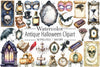 Antique Halloween Clipart Bundle