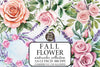 Fall Flower Clipart Bundle