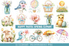 Happy Pastel Spring Clipart Bundle