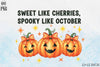 Sweet Cherries Spooky October Clipart Bundle