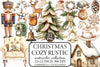 Cozy Rustic Christmas Clipart Bundle