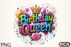 Birthday Queen Clipart Bundle 19 - CraftNest - Digital Crafting and Art