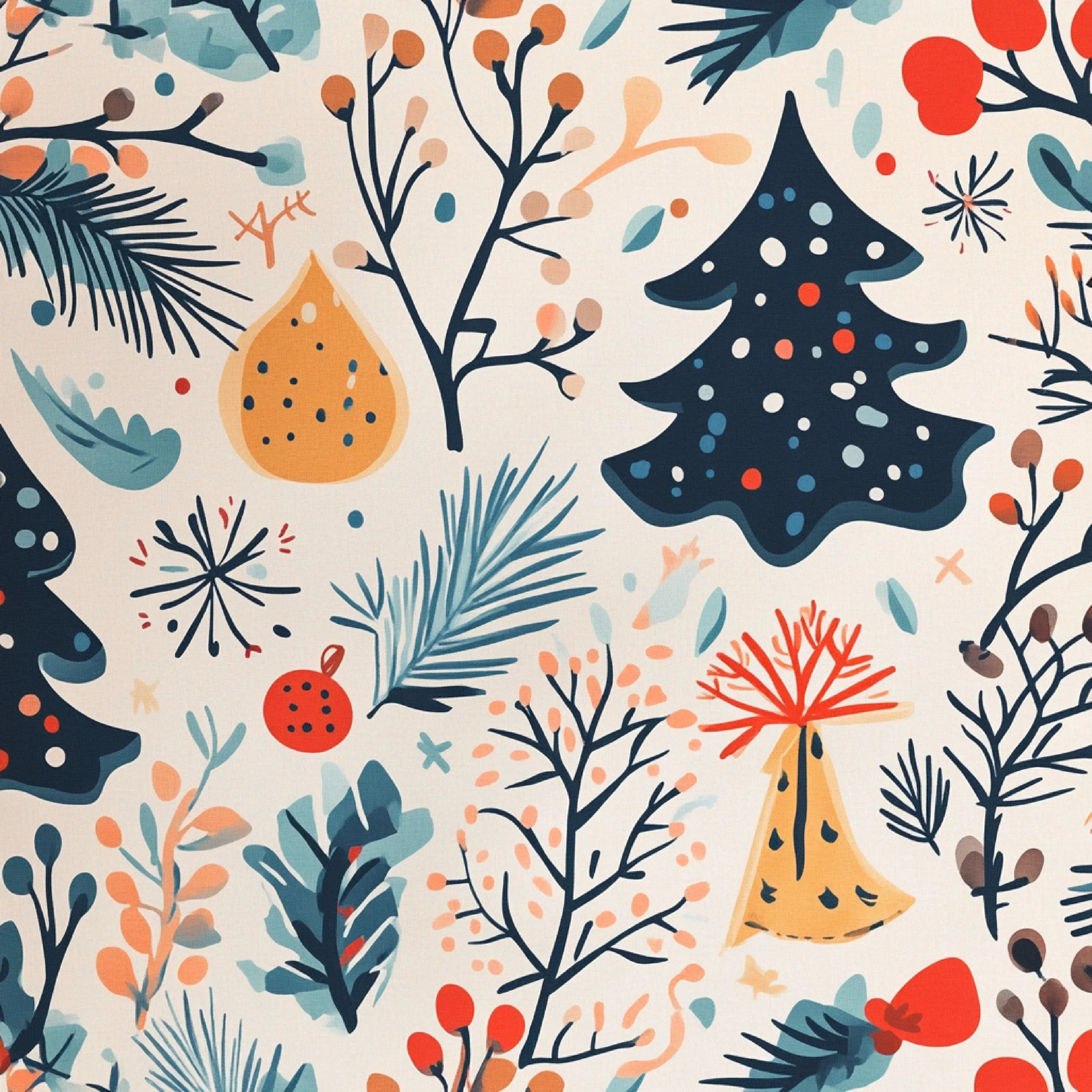 Whimsical Winter & Christmas Patterns Clipart Bundle - CraftNest - Digital Crafting and Art