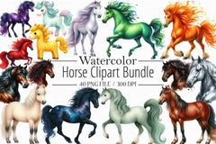 Horse Clipart Bundle - CraftNest - Digital Crafting and Art