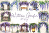 Wisteria Garden Clipart Bundle