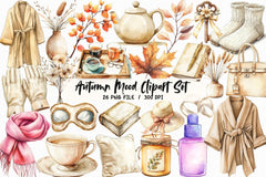 Autumn Mood Clipart Set - CraftNest - Digital Crafting and Art